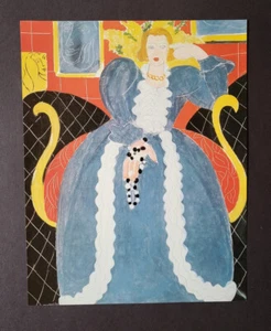 Henri Matisse "Lady in Blue" Mounted offset Lithograph Print 1990 - Picture 1 of 3