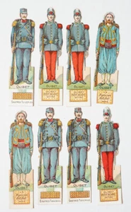 8 petits soldats chromo Publicité pour les biscuits OLIBET fin du 19e siècle - Bild 1 von 1