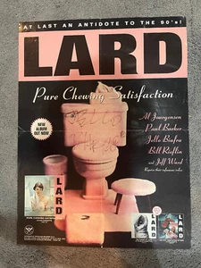 LARD ~ ORIGINAL 1997 USA RECORD RELEASE PROMO POSTER ~ SIGNED BY JELLO BIAFRA - Picture 1 of 2