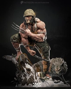 Kit Estatua de Wolverine Impresa en 3D Sin Pintar/Sin Montar - Imagen 1 de 18