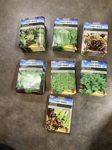 130 Ferry Morse Lettuce Seed Packs 7 Kinds Vegetable Free Shipping - Picture 1 of 9