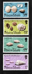 Pitcairn Islands 1974 carcasas de inglete y bocina SG 147-150 SC 137-140 MNH - Imagen 1 de 1