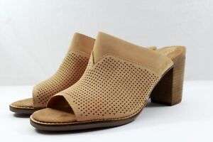 TOMS Majorca Mule Sandstorm Nubuck Perforated Sandal NEW NIB Size 12 $109 Retail