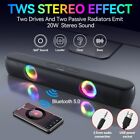 Stereo Bass Bluetooth Computer Speakers AUX Speaker Subwoofer For TV PC Laptop