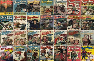 1950 - 1965 Six-Gun Heroes Comic Book Package - 30 eBooks on CD - Picture 1 of 3