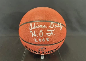 Adrian Dantley Signed Spalding NBA Basketball PSA - Picture 1 of 5