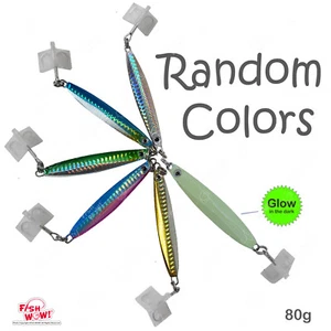 Colt Sniper Vertical Plantilla 3x Gancho MUSTAD Agudos Colt Colores Aleatorios 2,8 oz Cebo 80 g Lote - Imagen 1 de 8