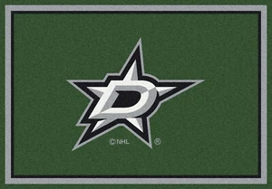 5x8 Milliken Dallas Stars 1091 Sports NHL Spirit Area Rug - Approx 5'4"x7'8" - Picture 1 of 1