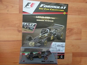 1/43 F1 FORMULA 1 CAR COLLECTION - LOTUS 72D EMERSON FITTIPALDI 1972 CAR #5 +MAG - Picture 1 of 2