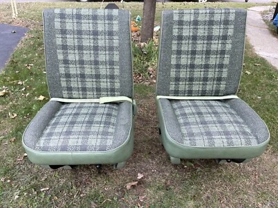 1971-1988 Chevy G10 G20 Van G30 Bucket Seat Tracks A-Team Mr.T Beauville Vandura - Image 1 of 4