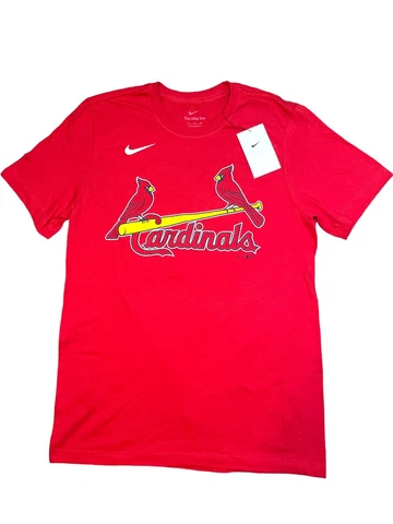 Nike Wilson Contreras St Louis Cardinals T Shirt NWT Size Small Red & White Cover
