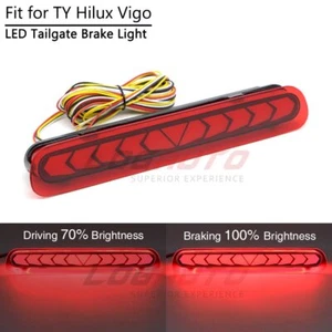 For Toyota Hilux Vigo 05-14 LED Tail Gate Brake Light w/ Dynamic Turn Signal #JT - Picture 1 of 9
