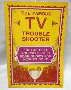 Libro de tiradores de problemas de televisión 1953 de colección/folleto arregla tu conjunto tú mismo - Imagen 1 de 6