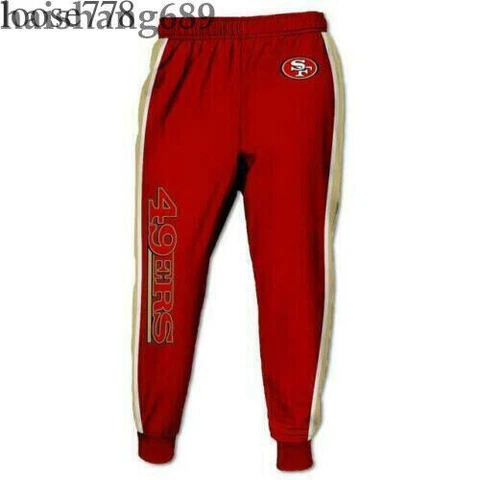San Francisco 49ers Fans Sport Sweatpants Casual Trousers Workout Training Pants Cover