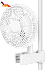 Healsmart Clip Ventilator, 6 Zoll Growzelt Ventilator, Monkey Fan, Wandhalterung Ventilator mit Anpassung - Bild 1 von 12