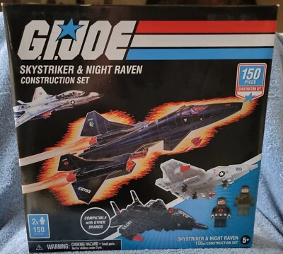 GI JOE SKYSTRIKER & NIGHT RAVEN CONSTRUCTION SET 150 PEICES - Image 1 of 4