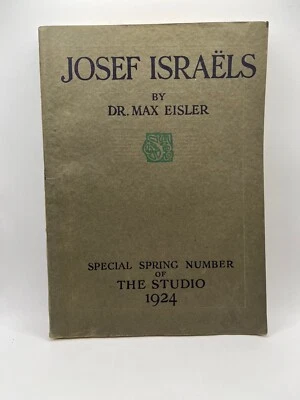 JOSEF ISRAELS by Dr. Max Eisler / Studio, Ltd. 1924, London, art - Image 1 of 4