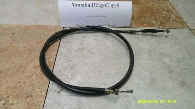 Cable de freno delantero doble para bicicleta deportiva Yamaha DT250E DT400 78 OEM 1M1-26341-00-00 Foto 1 de 3