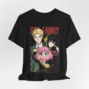 Spy X Family Anime Graphic Tee - Unisex Jersey Short Sleeve T-Shirt, Manga Lover - Picture 1 of 11