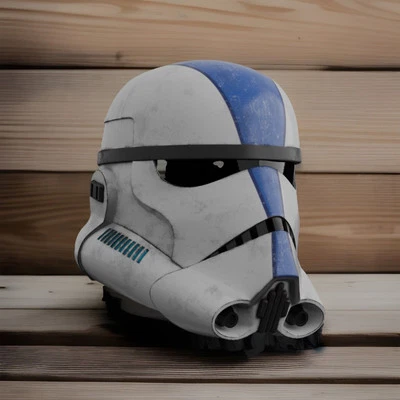 Star Wars Phase 3 Clone Trooper Helmet - 3D Printed DIY, The Force Unleashed - Image 1 of 3