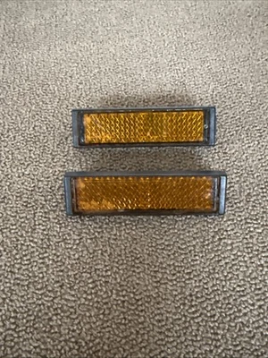 Vintage TPP19 Pedal Reflectors Amber 2 1/2” Long Road Bike (JL) - Image 1 of 2