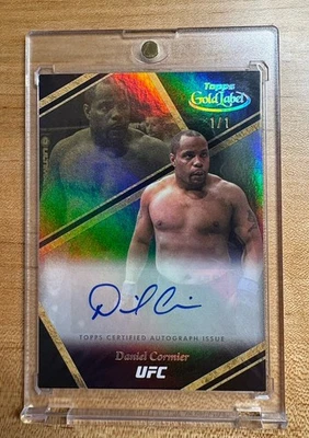 2024 Topps Gold Label UFC Auric Auto Gold 1/1 DANIEL CORMIER #AUA-DCR Auto - Image 1 of 2