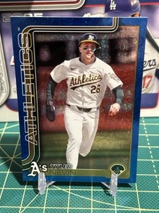2025 Topps Tyler Nevin #538 Athletics BLUE HOLO FOIL /150 - Picture 1 of 2