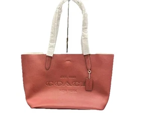 Bolso de Mano Bolso Shopper COACH CC050 Cuero Guijarro CAMERON en Vino Nuevo sin Etiquetas - Imagen 1 de 14