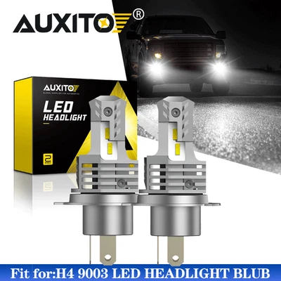 AUIXTO 9003 HB2 H4 LED Headlight Bulb Combo for Toyota Tacoma Yaris RAV4 Tundra - Image 1 of 4