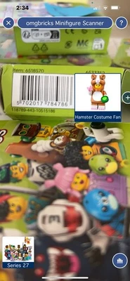 Lego Minifugure 71048 HAMSTER COSTUME FAN Sealed - Image 1 of 4