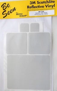 Kit de cinta reflectante plateada 3M para alforja de aventura de aluminio BMW F800GS - Imagen 1 de 4