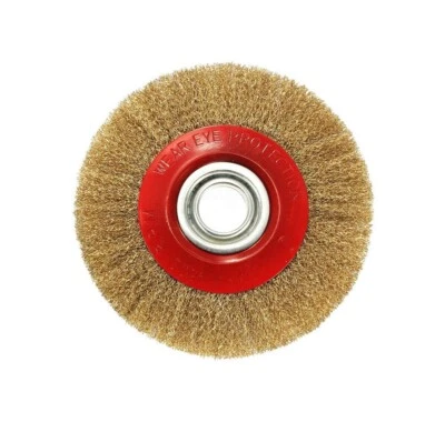 HOTECHE Spazzola in acciaio 150 mm per smerigliatrice mola da banco H590311