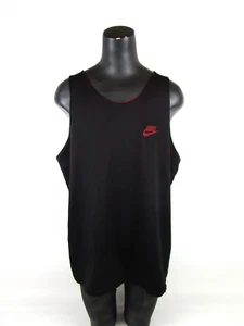 Canotta maglia basket reversibile Nike maglia uomo XL rosso nero vintage anni 90 - Foto 1 di 11