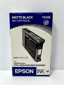 Cartuccia inchiostro nero opaco Epson originale scaduta T5438 - Foto 1 di 6