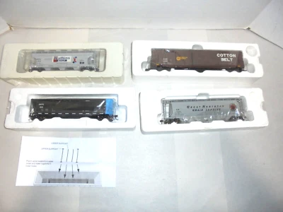 ATLAS HO SCALE BEAUTIFUL LOT OF 4 FREIGHT CARS NEW - Image 1 of 4