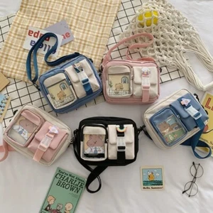 Plastics Kawaii Bag Dacron Transparent Crossbody Bags Women - Picture 1 of 16