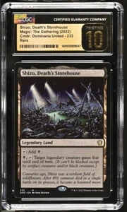 Magic: The Gathering Dominaria United Shizo, Death's Storehouse CGC PRISTINE 10 - Picture 1 of 2