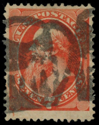 USA  Scott# 160, USED,  ** Beer Mug** Fancy  Cancel, PF Cert.  (56189) - Image 1 of 2