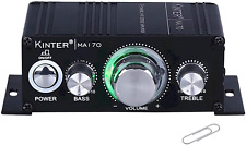 Kinter Ma170 12V 2 Channel Mini Digital Audio Power Amplifier for Car or Mp3