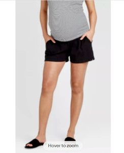 Las mejores ofertas en Pantalón corto negro de maternidad para De mujer |  eBay