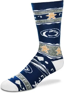 Penn State Nittany Lions Christmas Holiday Gingerbread Deuce Crew Socks - Bild 1 von 1