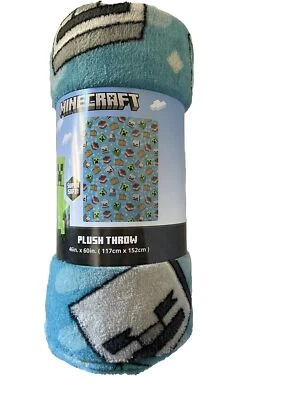 JAY FRANCO AND SONS, INC. NEW Minecraft Video Games Super Soft Throw Blanket 46in x 60in