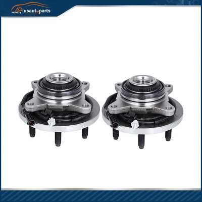 Pair Front Wheel Bearing Hub For 2007-2010 Ford Expedition Lincoln Navigator 4WD Foto 1 de 4