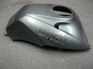 99-02 Buell Lightning X1 Fuel Tank Cover c/w Air Inlet Holes / Damaged (X1-3) - Picture 1 of 10