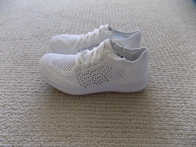 NEW WOMENS 6 NIKE FREE RN FLYKNIT 2018 RUNNING SHOES TRIPLE WHITE SAIL 942839 - Image 1 of 4