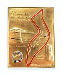 PLACCA VESPA - SECONDO RADUNO NAZIONALE (6087) - Picture 1 of 3