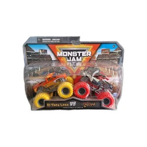 Monster Jam El Toro Loco Vs Pirate's Curse Die-Cast Car 1:64 Scale 2 Pack - Picture 1 of 2
