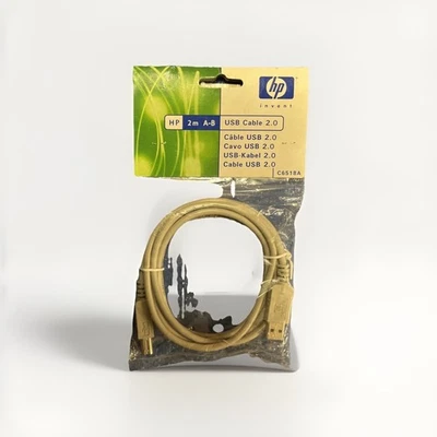 6 ft Gray USB 2.0 PC Printer Cable A to B For HP DELL CANON EPSON KODAK BROTHER - Image 1 of 2