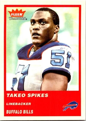 2004 Fleer Tradition #193 Takeo Spikes - Image 1 of 2