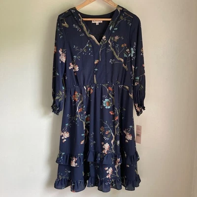 New Nanette Lepore Women's Floral dress Size 10 - Image 1 of 4